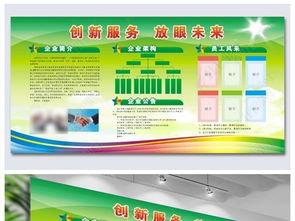 公司宣傳欄創(chuàng)新服務(wù)設(shè)計(jì)素材 高清CDR模板與展板設(shè)計(jì)大全